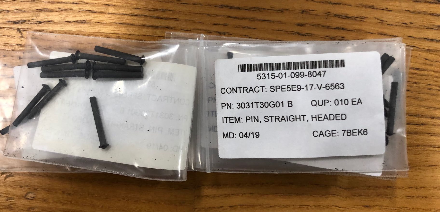 Black Hawk Retention Pins
